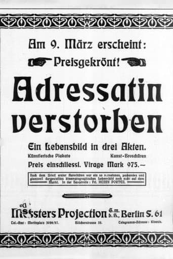 Watch Adressatin verstorben free online