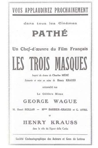 Watch Les Trois masques free online