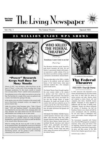 Watch Who Killed the Federal Theatre? free online