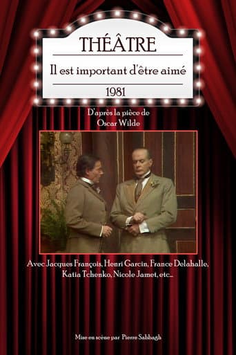 Watch Il est important d'être aimé free online